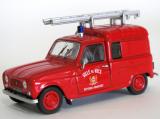 RENAULT 4 Fourgonette hasiči se žebříkem - 1:43