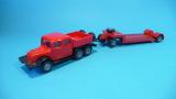 TATRA 141 - tahač s podvalníkem - 1:87 - červená