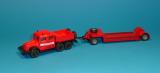 TATRA 141 - tahač s podvalníkem FEUERWEHR - 1:87 - hasiči
