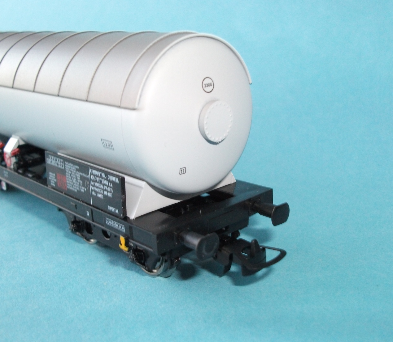 Cisternový vůz Zagks ČD - se sluneční clonou