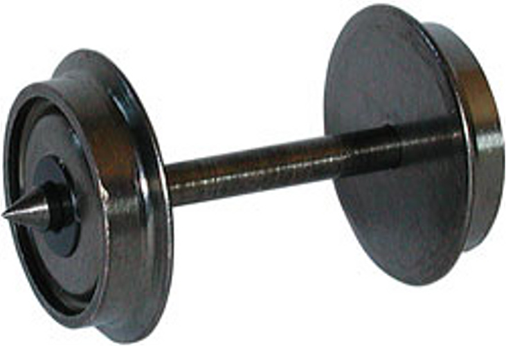 dvojkolí pro vagony H0  11 mm - 24,4 mm - 1x izolované