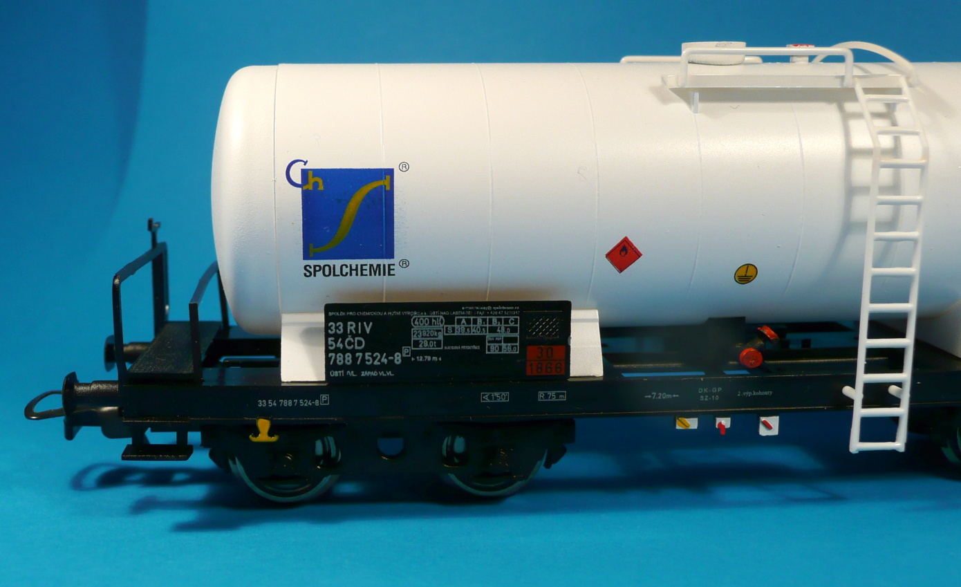Cisternový vůz Zacs ČD - Spolchemie