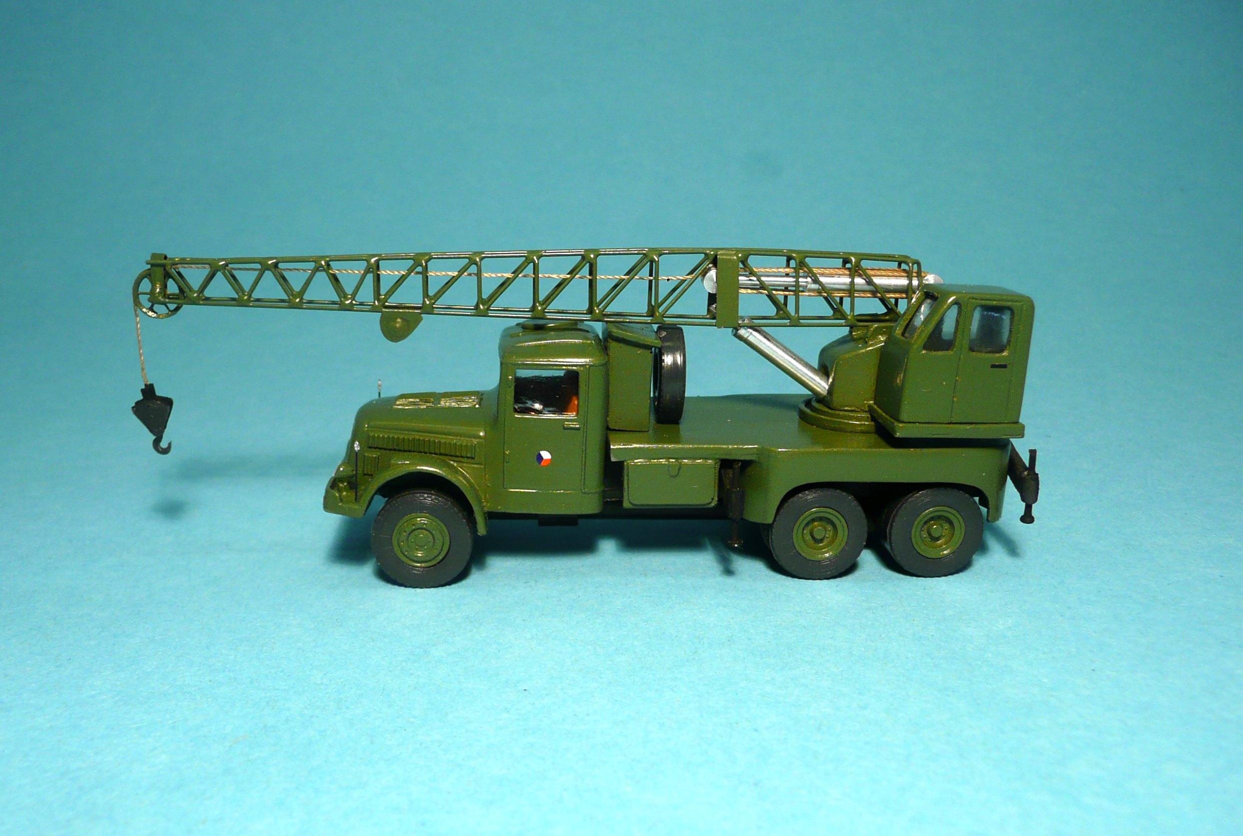 TATRA 111 ČSLA - jeřáb HSC-5 dlouhé rameno - 1:87