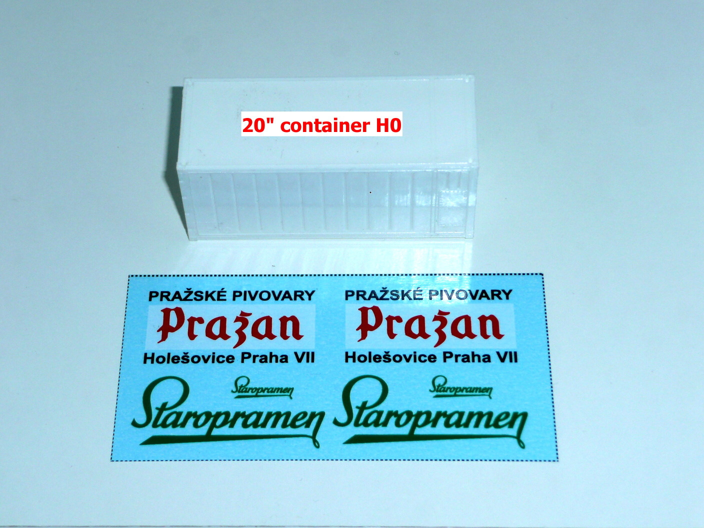 Obtisky STAROPRAMEN, PRAŽAN - 1:87