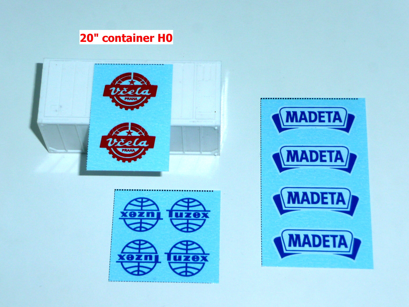 Obtisky MADETA, TUZEX, VČELA - 1:87