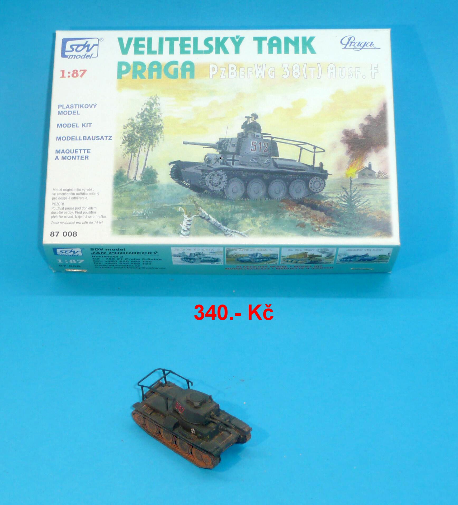 SDV 87008 - pouze jeden kus - 1:87