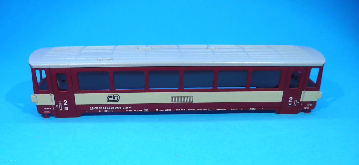 Polostavebnice makety přívěsného vozu Btax k M152 - 1:87