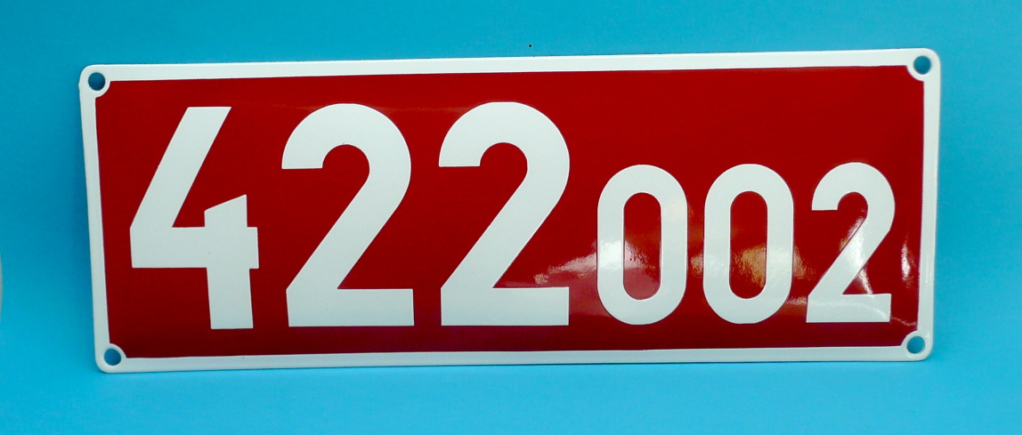 Smaltovaná cedule 422.022 - 53x20 cm