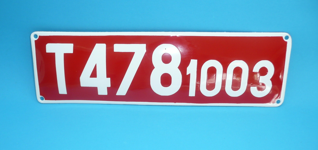 Smaltovaná cedule T478.1003 - 34x10 cm