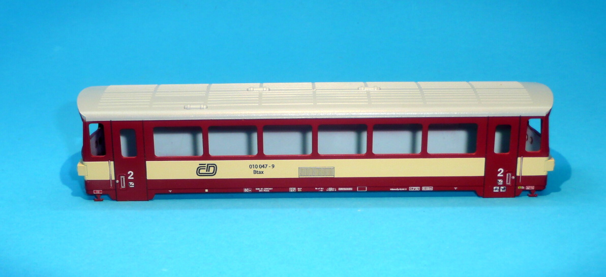 Polostavebnice makety přívěsného vozu Btax k M152 - 1:87