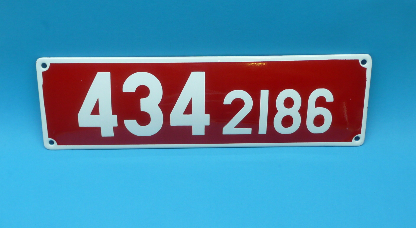 Smaltovaná cedule 434.2186 - 34x10 cm