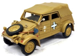 1:43 -       VW kubel 82 dicht "1941 Afrika Korps "Erwin Rommel"