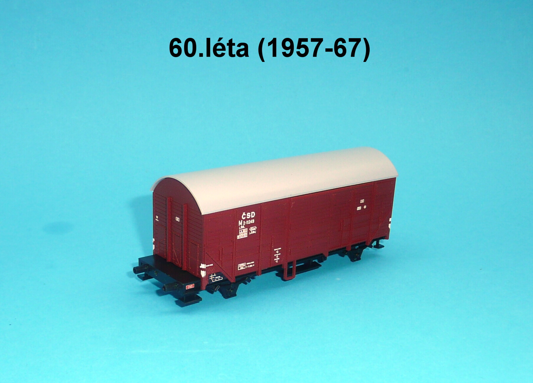 vagon M/Hks ČSD 60. léta - H0 1:87 - provozní stav