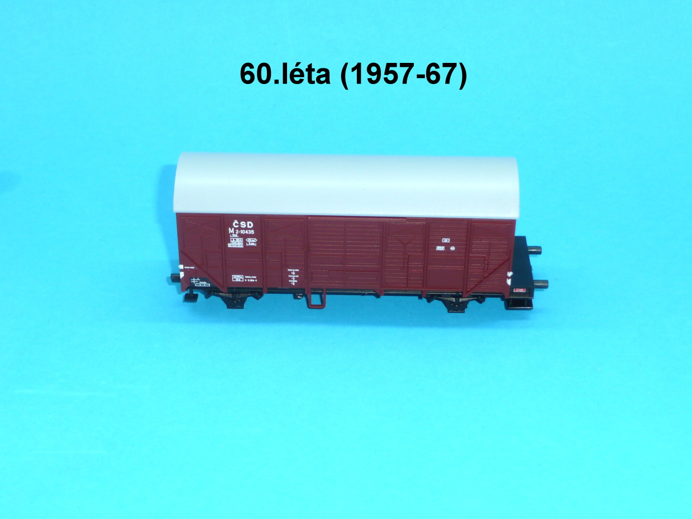 vagon M/Hks ČSD 60. léta - H0 1:87 - provozní stav