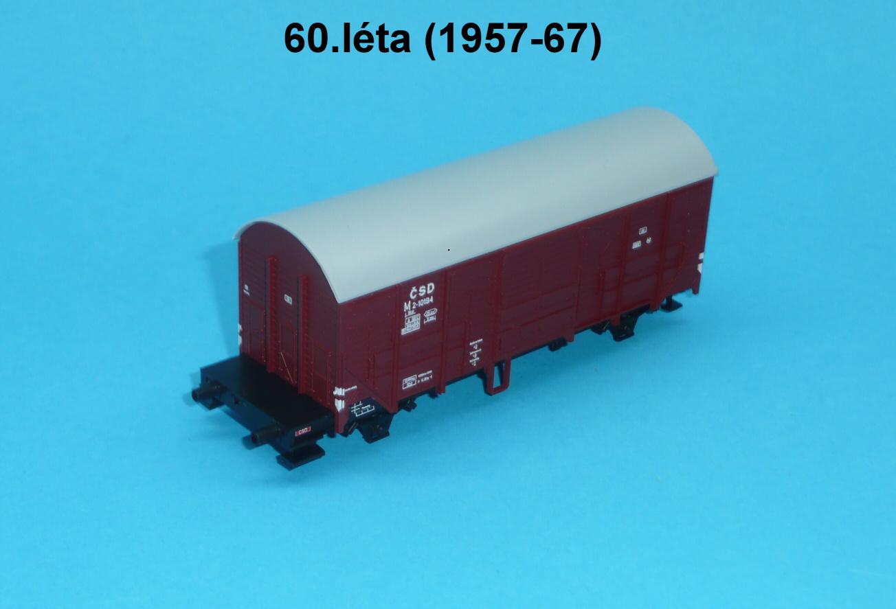 vagon M/Hks ČSD 60. léta - H0 1:87 - provozní stav
