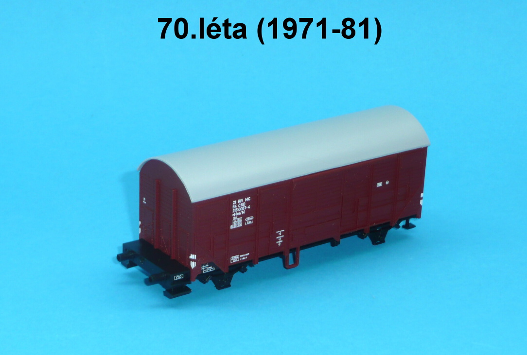 vagon M/Hks ČSD 70. léta - H0 1:87 - provozní stav