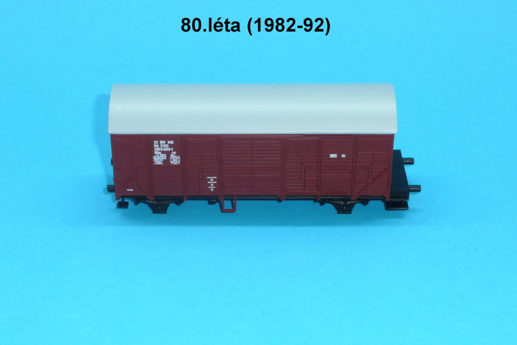 vagon M/Hks ČSD 80. léta - H0 1:87 - provozní stav