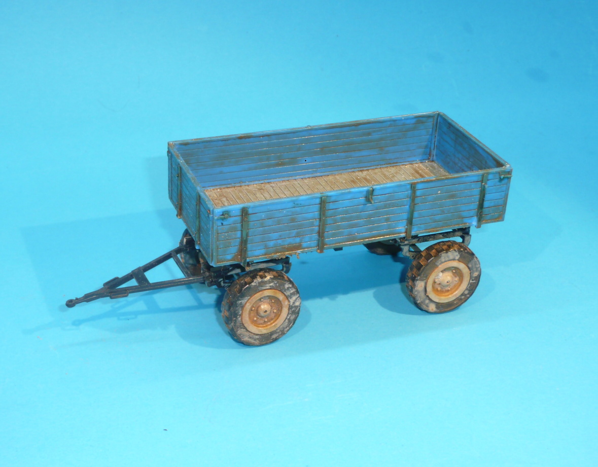 1:43 - valník BSS - P73 k traktoru Zetor Crystal 12045 - PATINA
