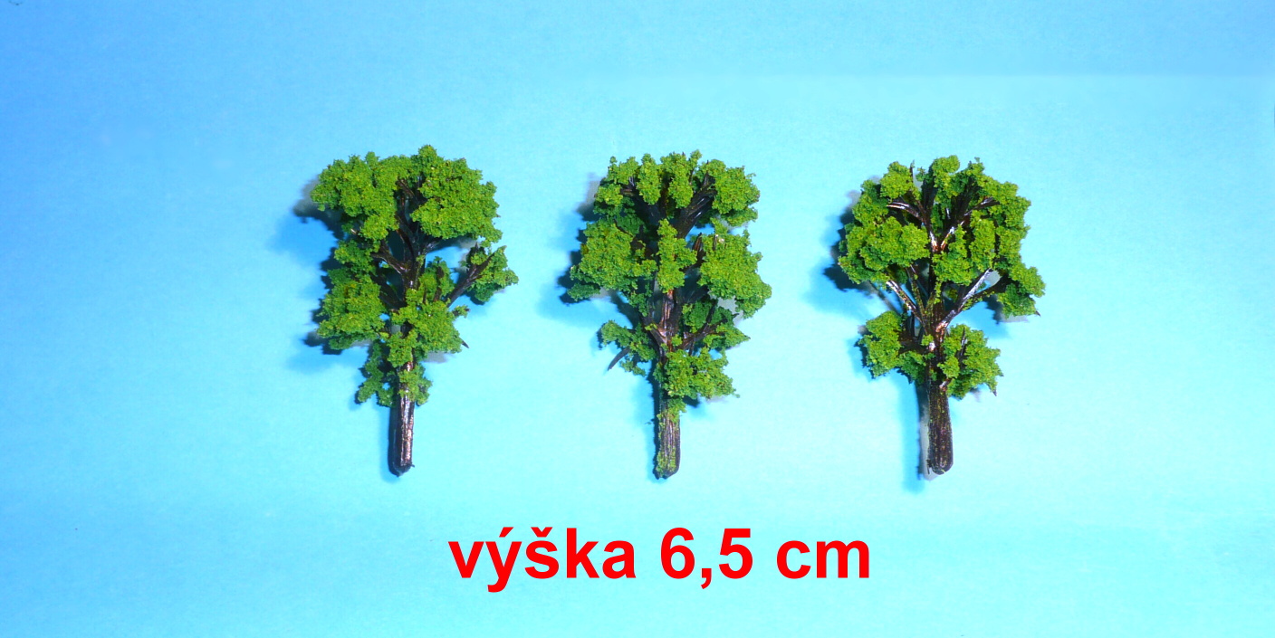Strom listnatý - výška 6,5 cm