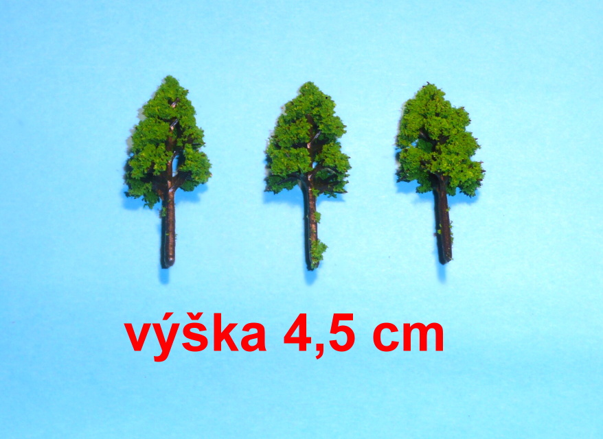 Strom listnatý - výška 4,5 cm