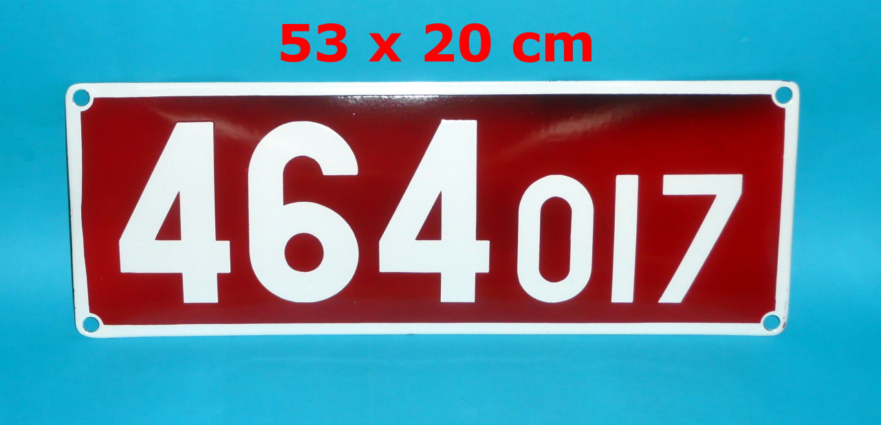 Smaltovaná cedule 464.017 - 53x20 cm