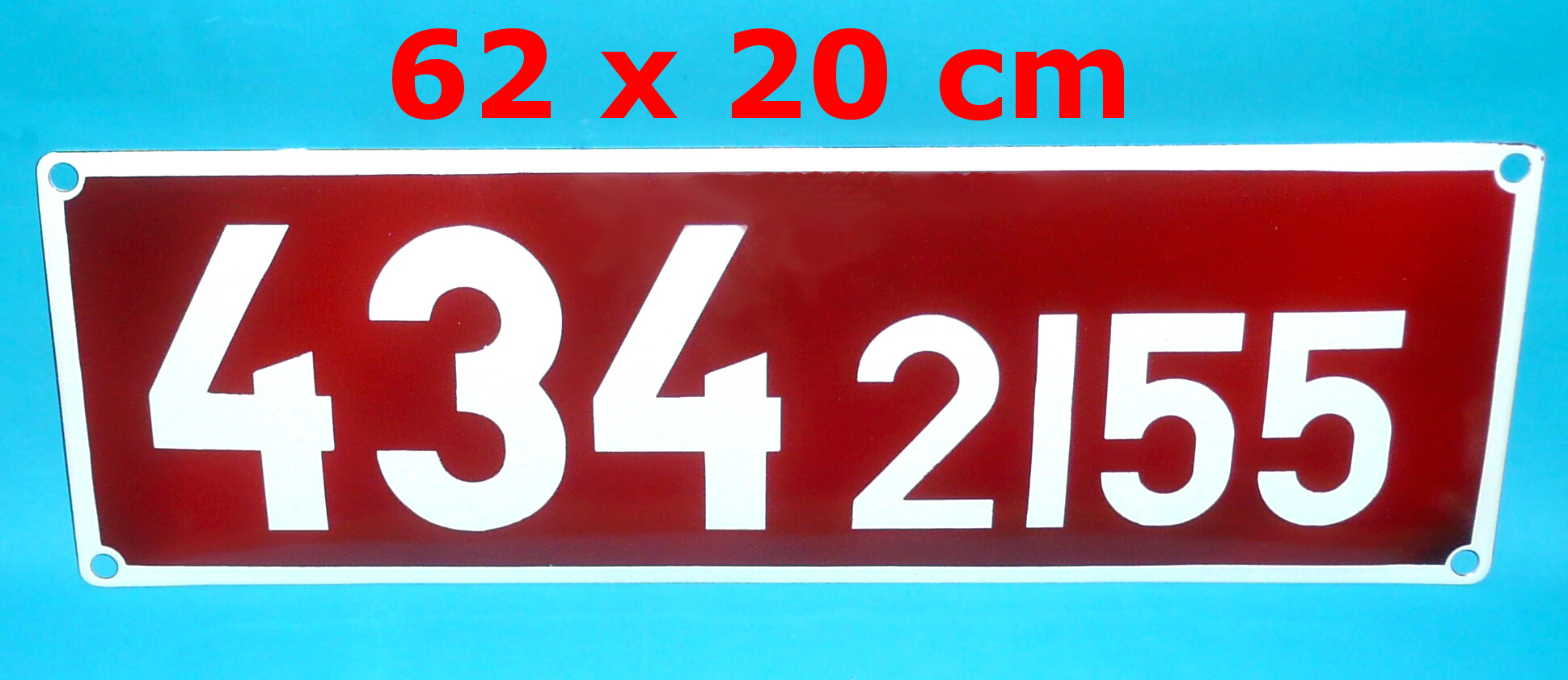 Smaltovaná cedule 434.2155 - 62x20 cm