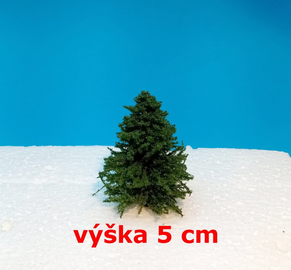 Strom jehličnatý - výška 5 cm