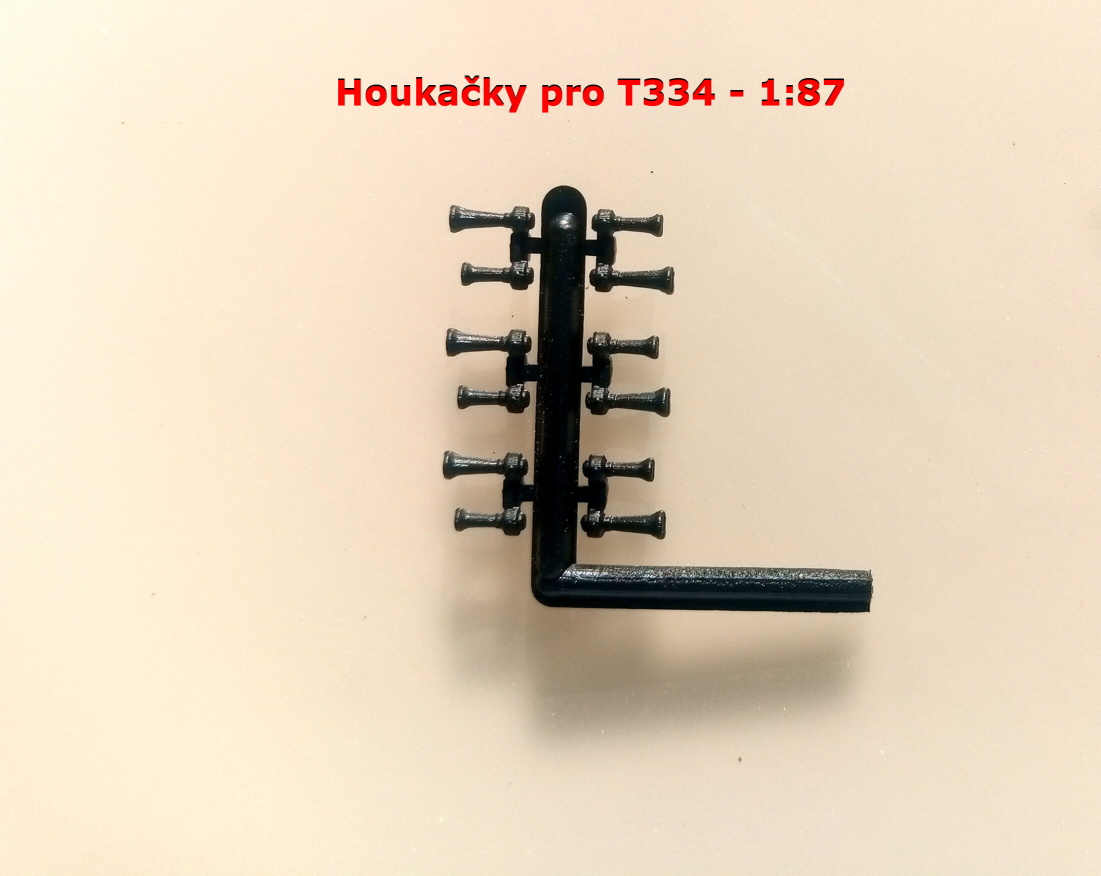 Houkačky pro T334 - 1:87