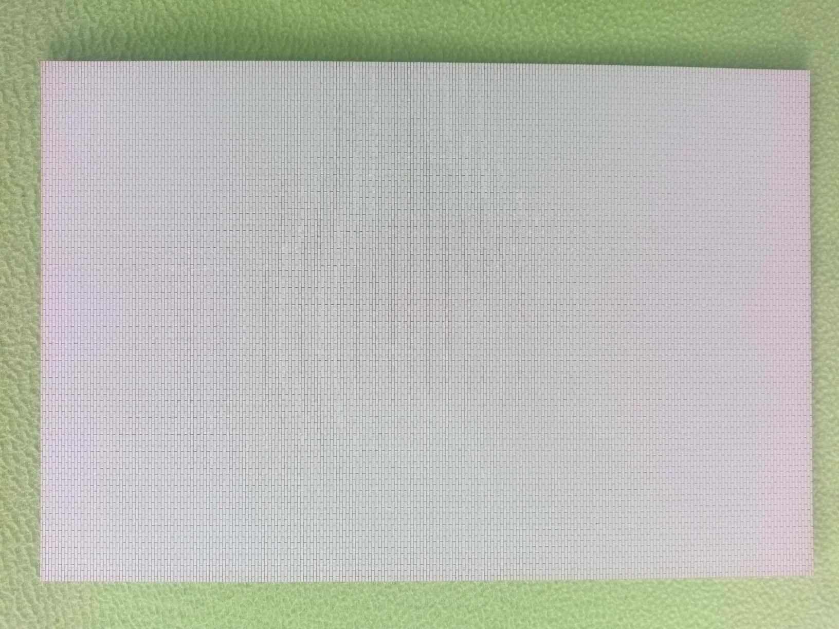 cihlová zeď - bílé cihly - 1:87