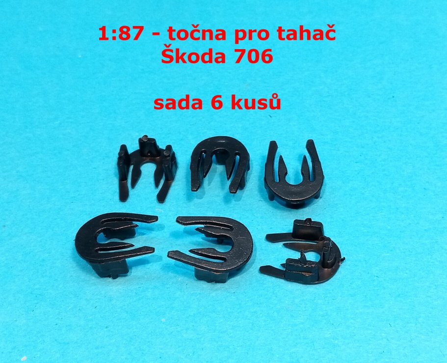 1:87 - točna pro tahač Škoda 706    