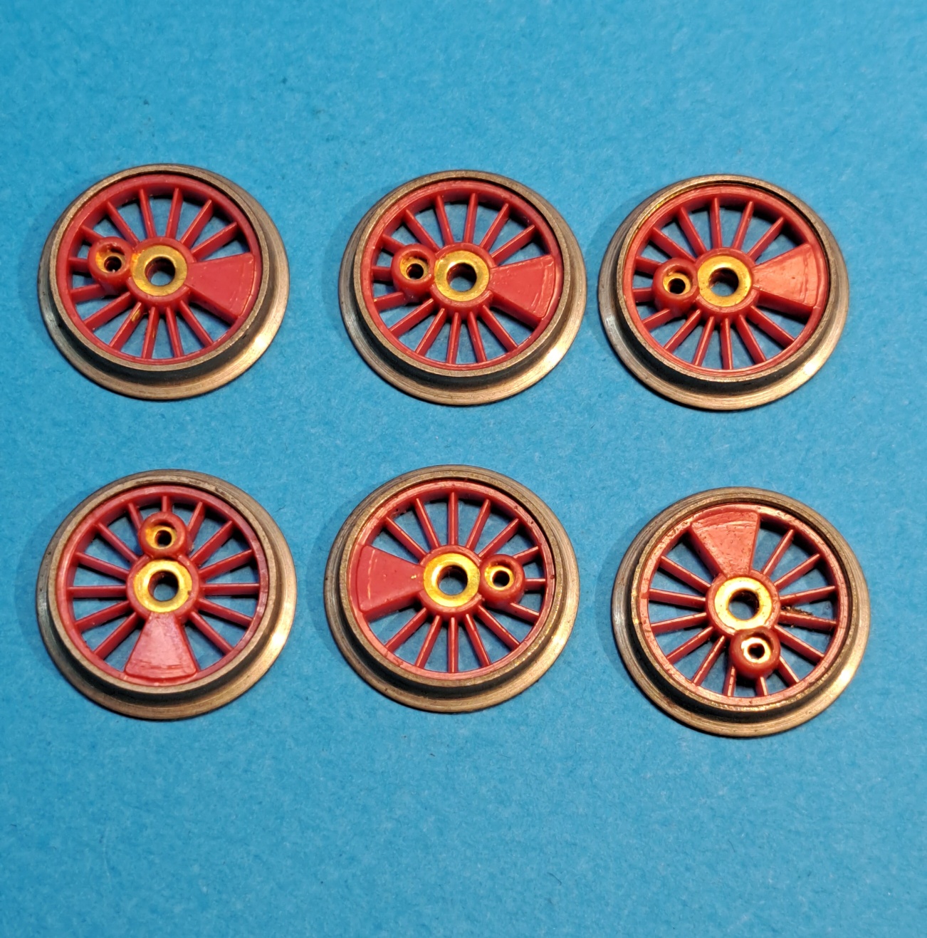 H0 - loukoťové kolo - sada 6 kusů