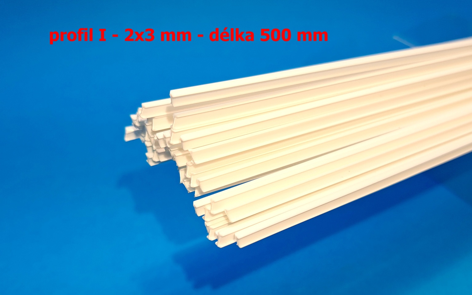 profil I - 2x3 mm - délka 500 mm