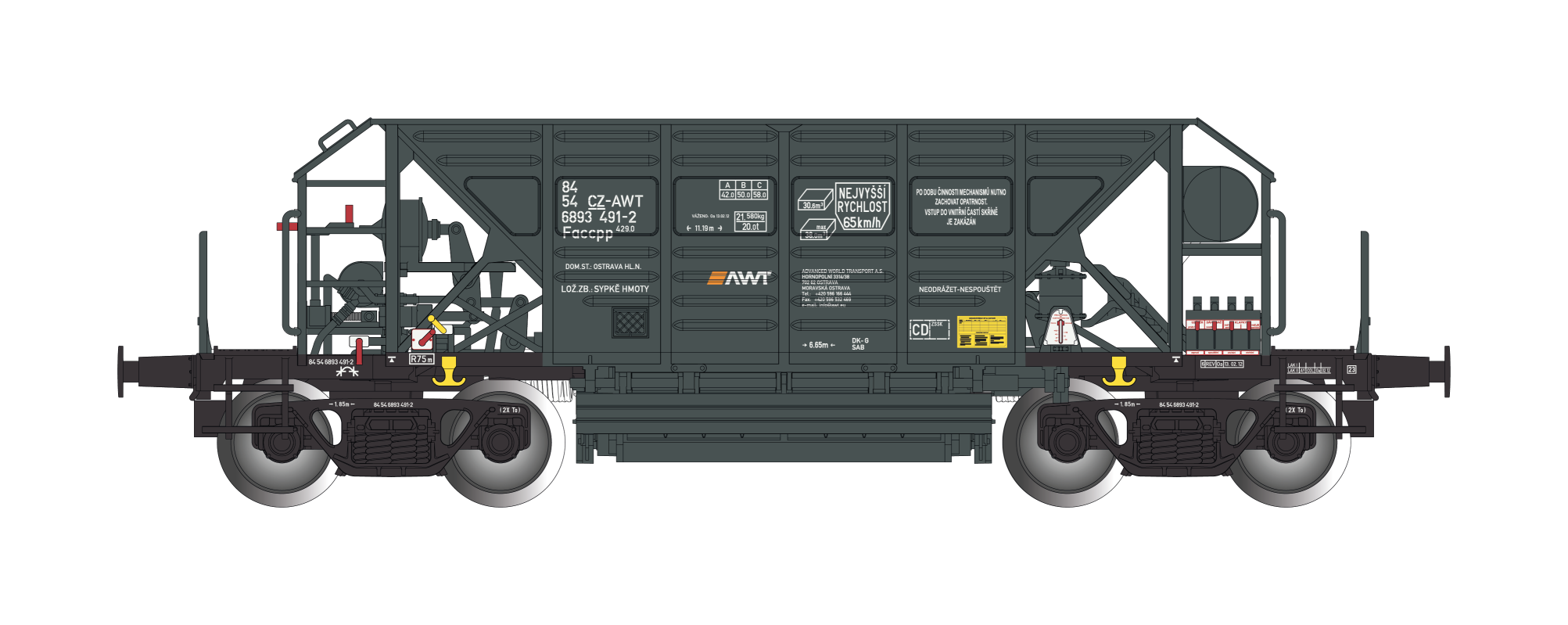 1:87 -  vůz Faccpp CZ-AWT - VI. epocha