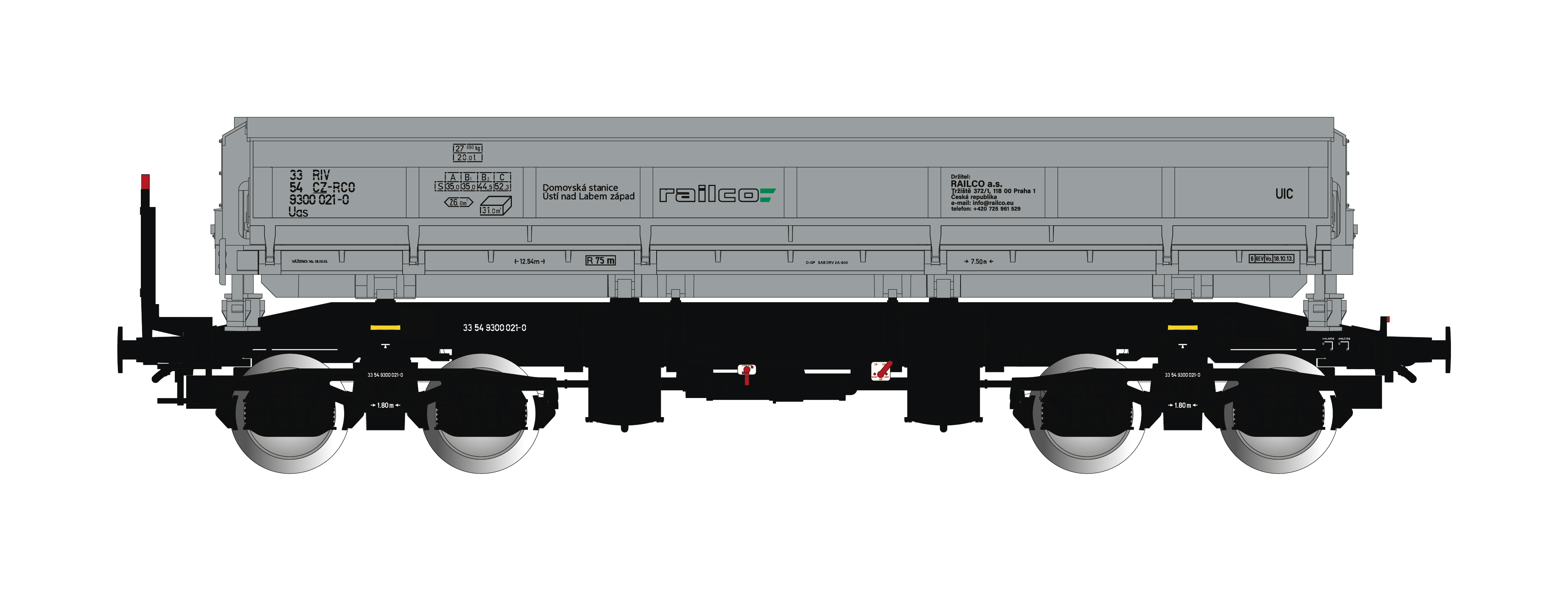 1:87 -  vůz Ua CZ-RCO