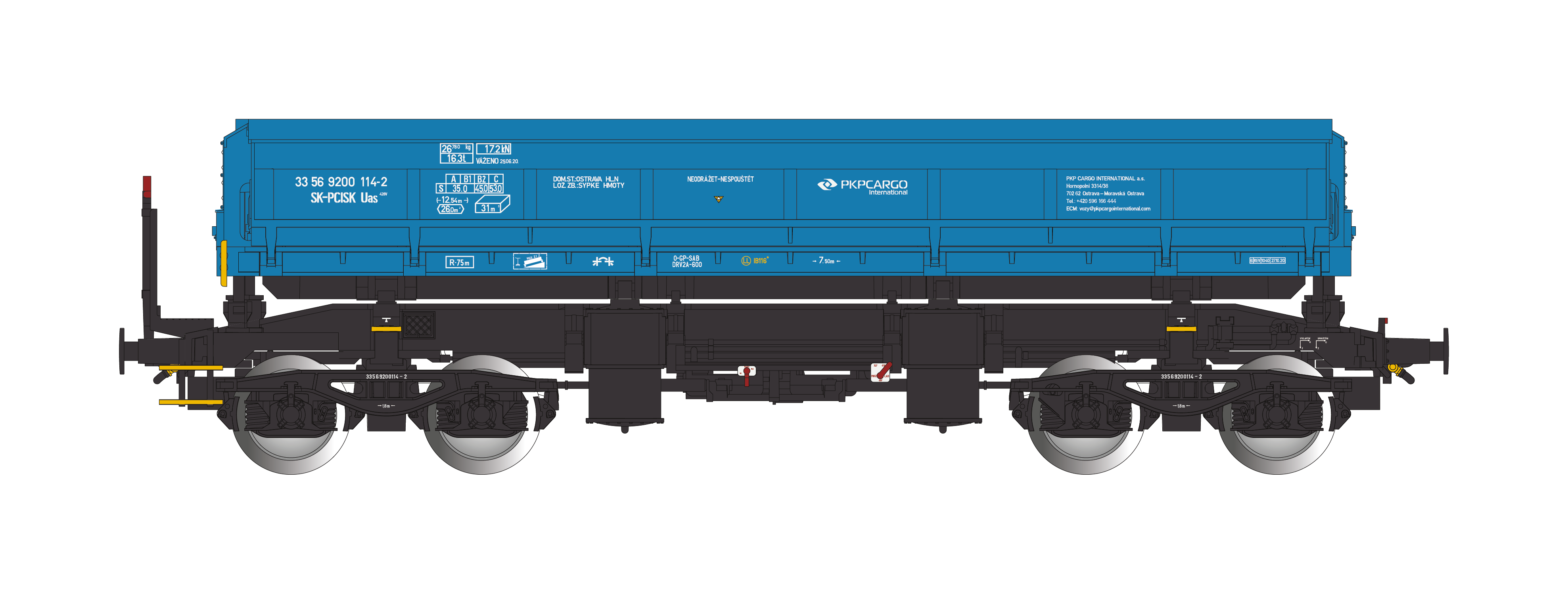 1:87 -  vůz Uas SK-PCISK
