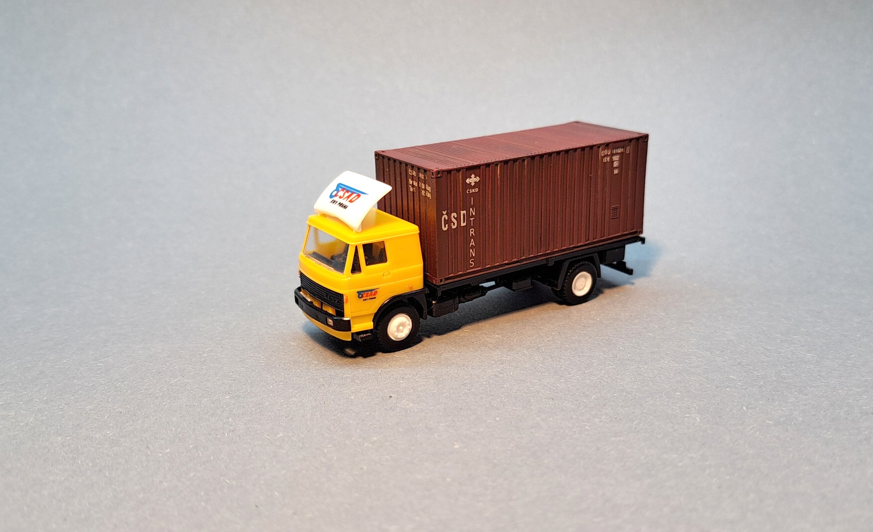 LIAZ s 20" kontejnerem  ČSD Intrans - 1:87