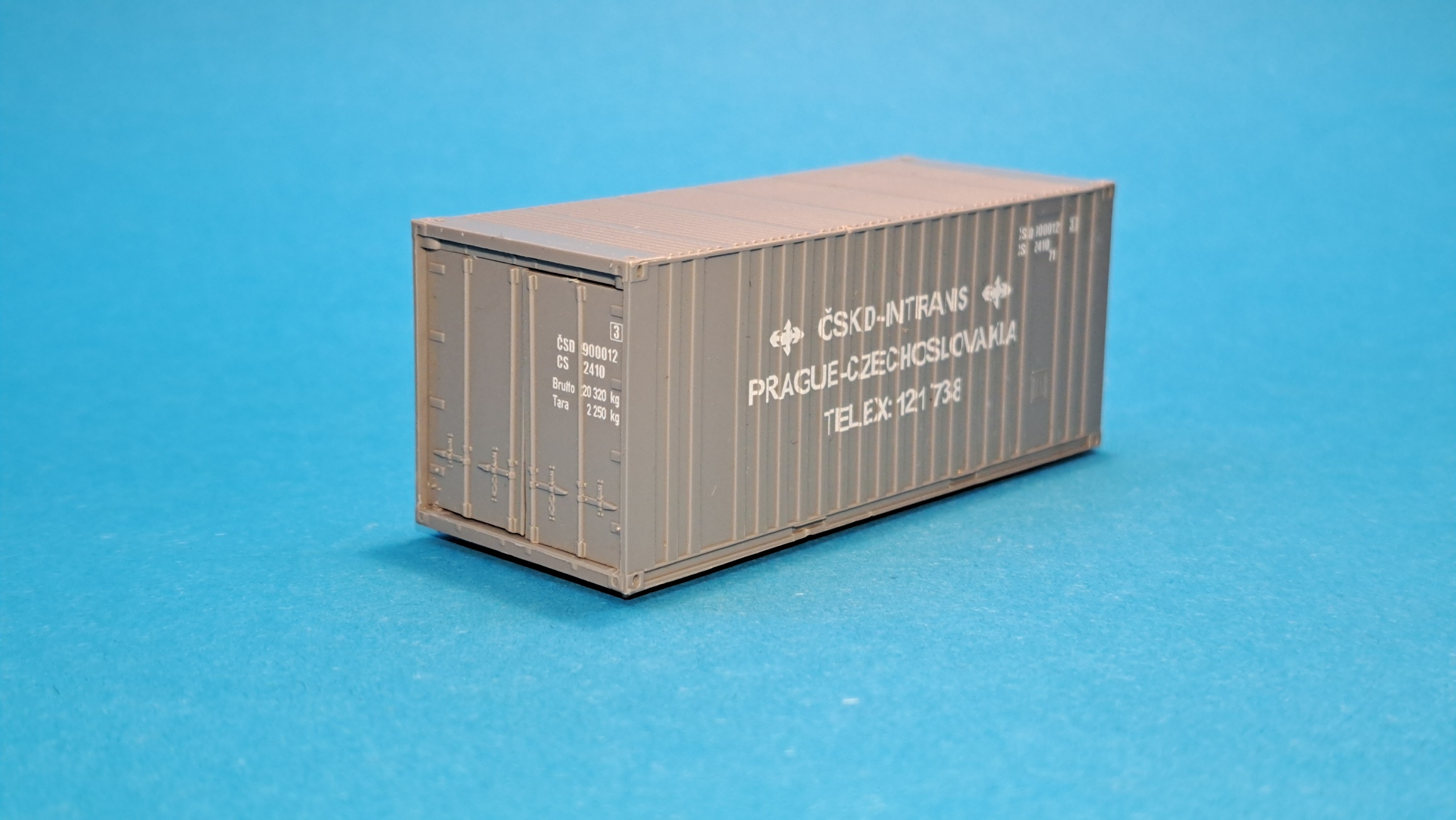 Kontejner 20" ČSKD INTRANS - 1:87
