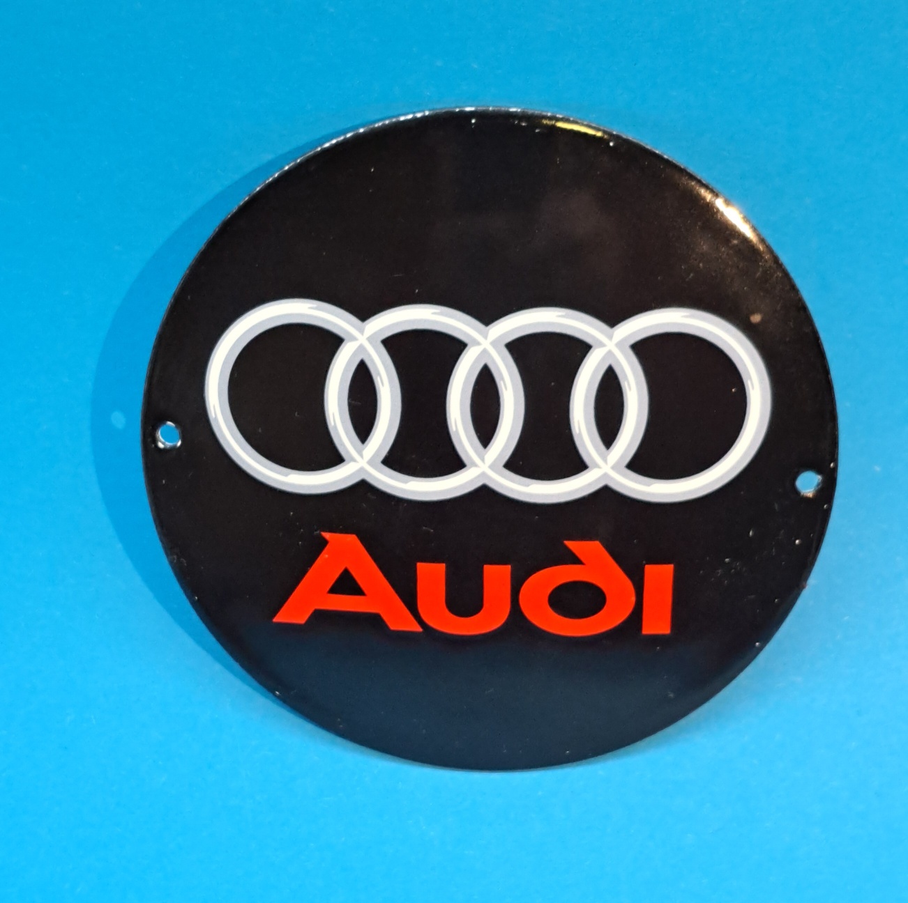 Smaltovaná cedule AUDI - 120 mm