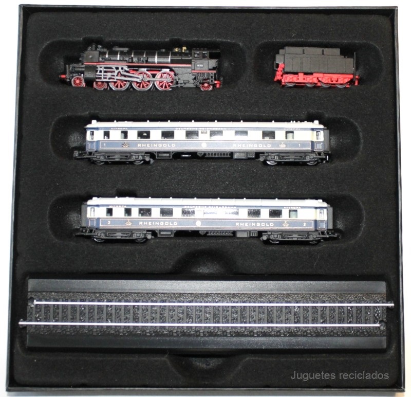 1:220 -  ATLAS RHEINGOLD - Z GAUGE - GREAT TRAINS OF THE WORLD