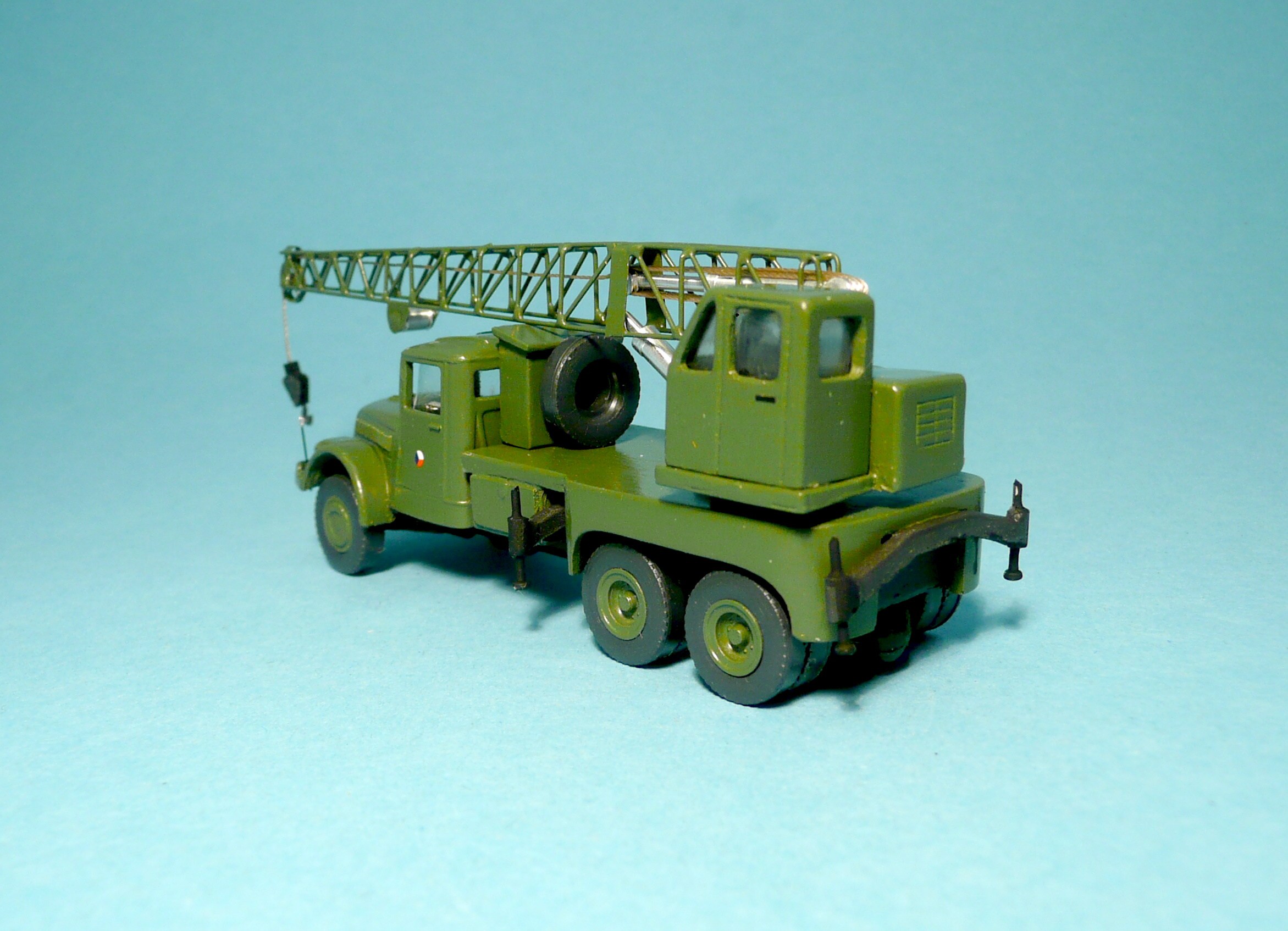 TATRA 111 ČSLA - jeřáb HSC-5 dlouhé rameno - 1:87