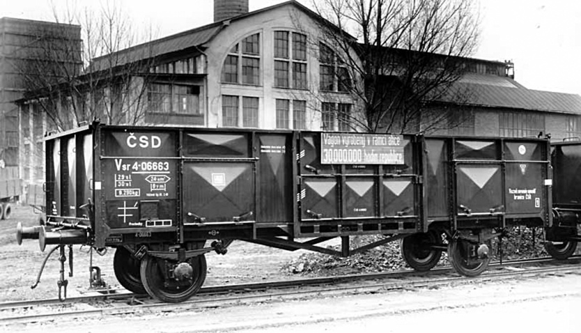 stavebnice vozu Vsr 4-06663 - ČSD - H0 1:87