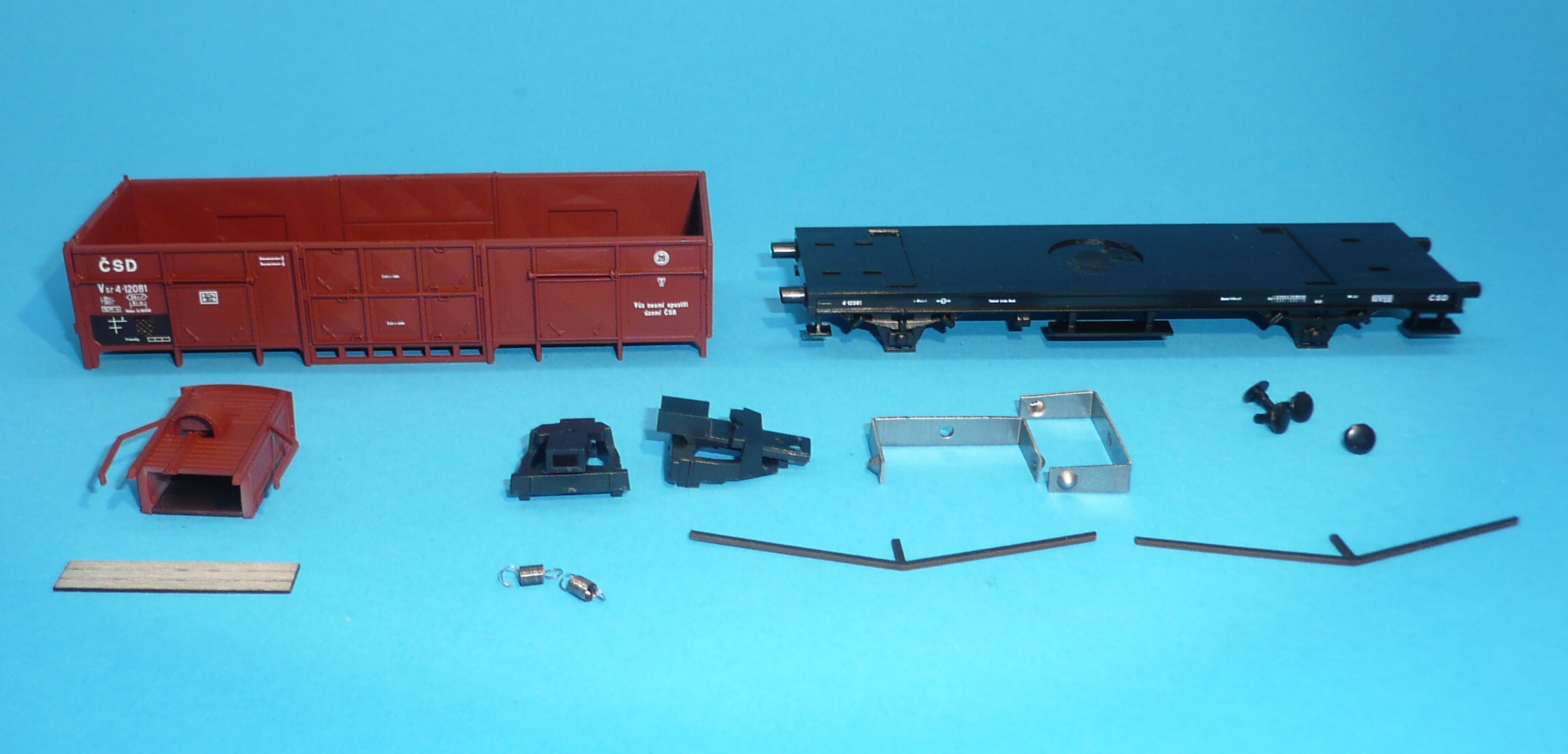 stavebnice vozu Vsr 4-12081 - ČSD - H0 1:87 