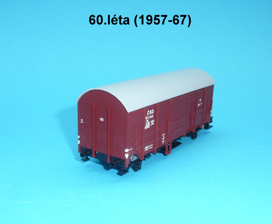 vagon M/Hks ČSD 60. léta - H0 1:87 - provozní stav