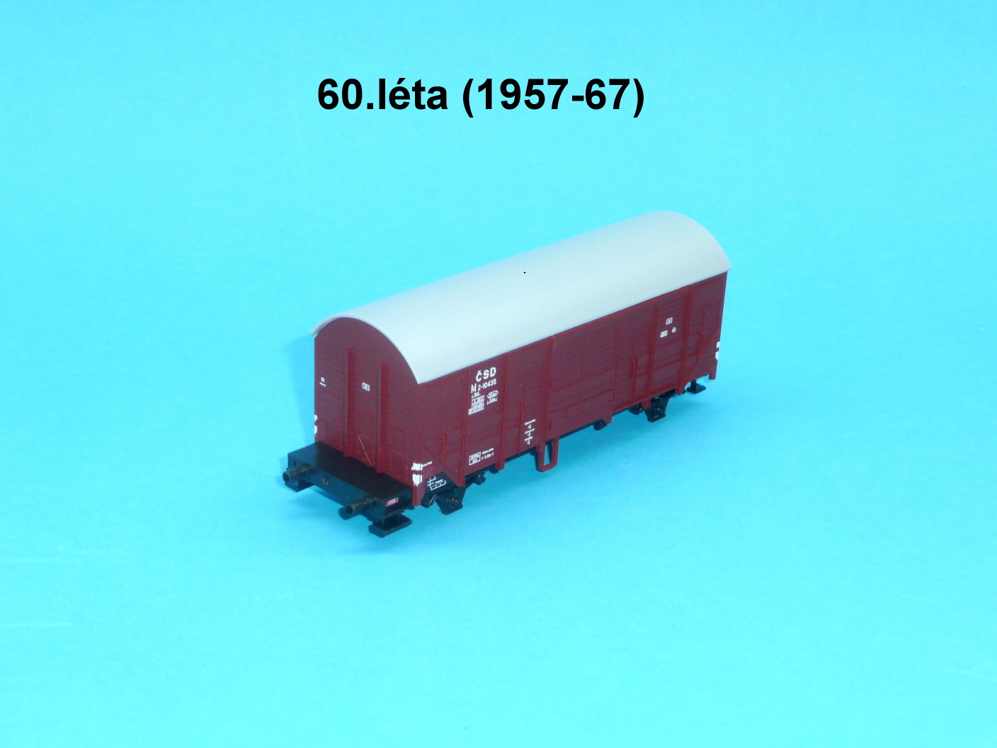 vagon M/Hks ČSD 60. léta - H0 1:87 - provozní stav