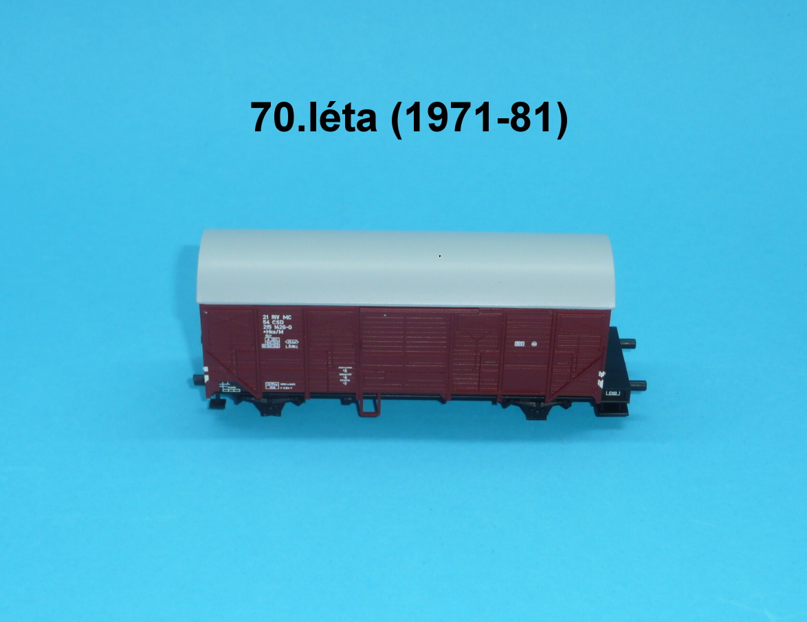 vagon M/Hks ČSD 70. léta - H0 1:87 - provozní stav