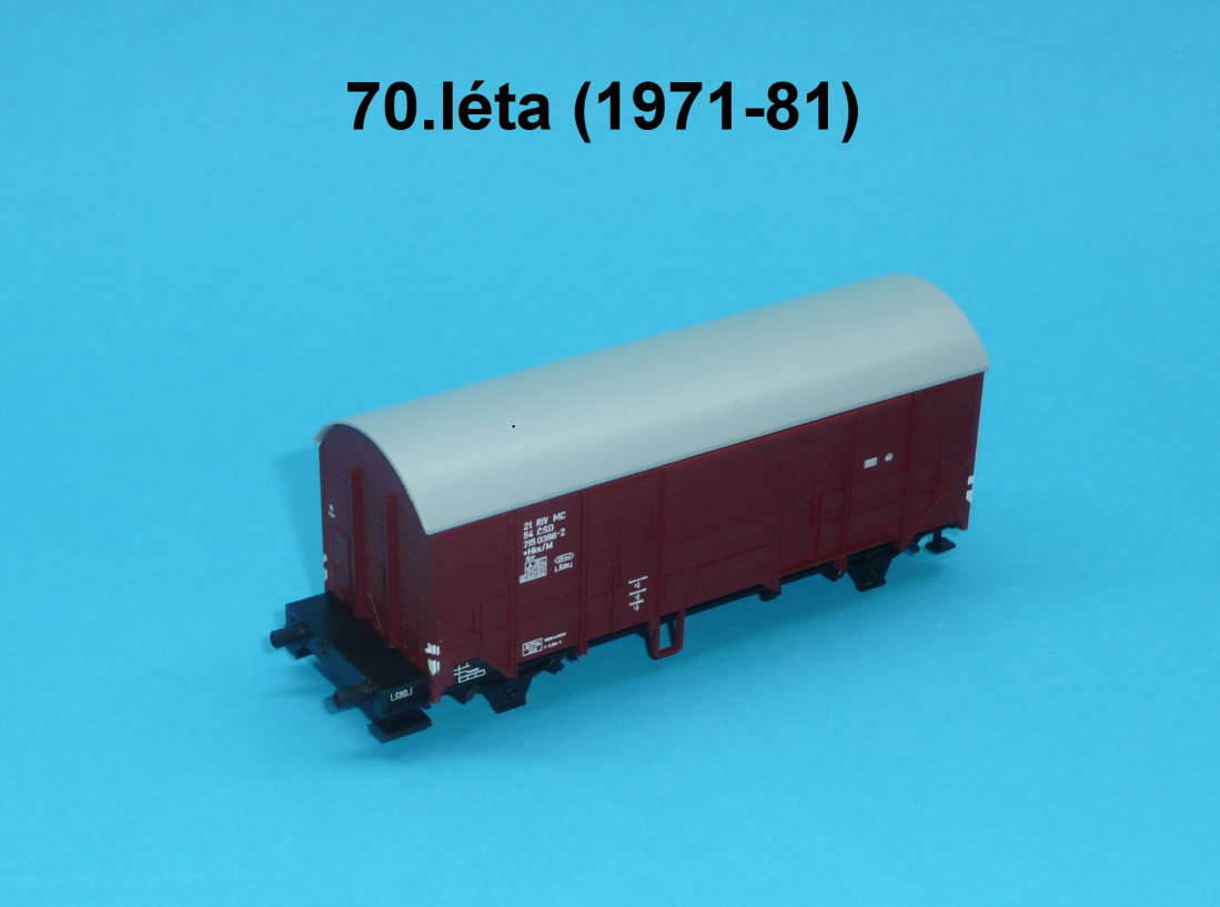 vagon M/Hks ČSD 70. léta - H0 1:87 - provozní stav