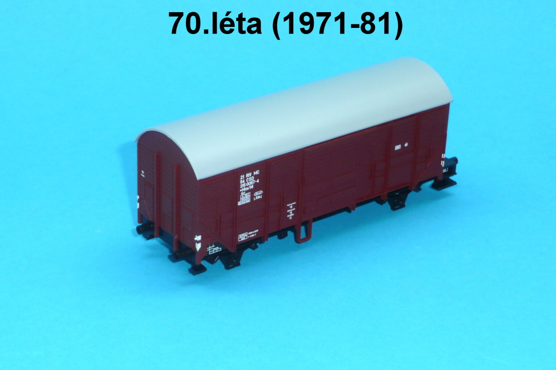 vagon M/Hks ČSD 70. léta - H0 1:87 - provozní stav