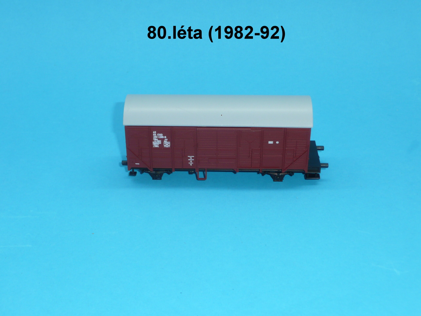 vagon M/Hks ČSD 80. léta - H0 1:87 - provozní stav