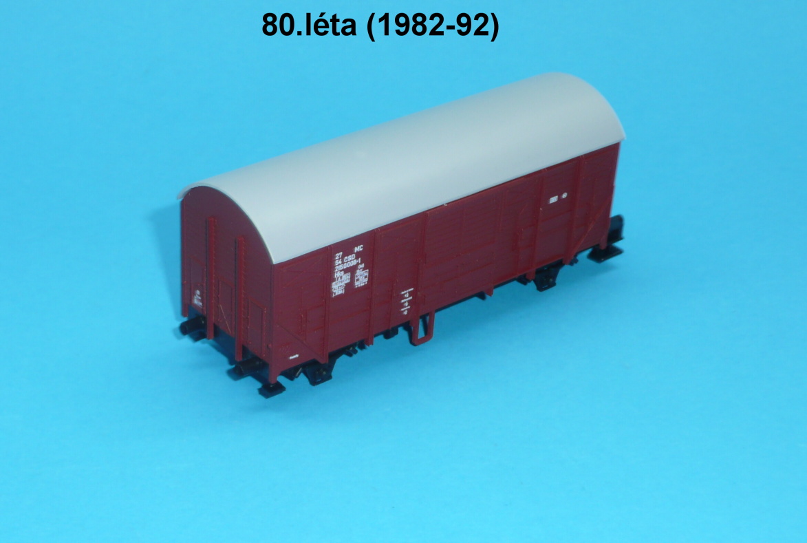 vagon M/Hks ČSD 80. léta - H0 1:87 - provozní stav