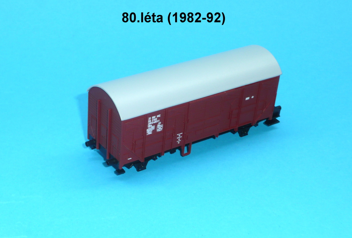 vagon M/Hks ČSD 80. léta - H0 1:87 - provozní stav